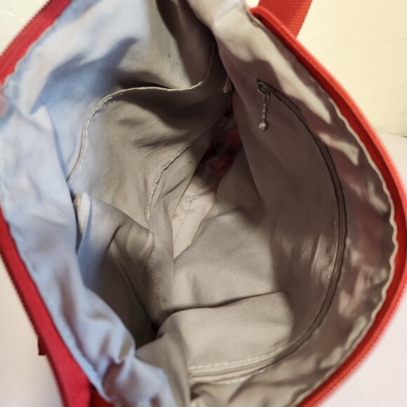 Baggallini Vibrant Melon Medium Size Multi Pocket Cross Body Bag 11X8X4 - Picture 14 of 16